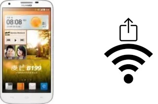 Générer un QR code avec la clé Wifi sur un Huawei B199