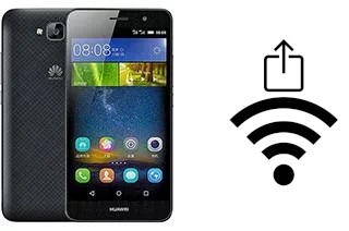 Générer un QR code avec la clé Wifi sur un Huawei Y6 Pro