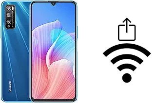 Générer un QR code avec la clé Wifi sur un Huawei Enjoy Z 5G