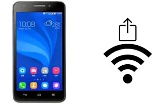 Générer un QR code avec la clé Wifi sur un Huawei Honor 4 Play