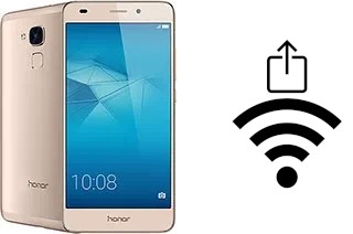 Générer un QR code avec la clé Wifi sur un Huawei Honor 5c