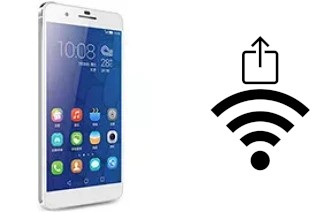 Générer un QR code avec la clé Wifi sur un Huawei Honor 6 Plus