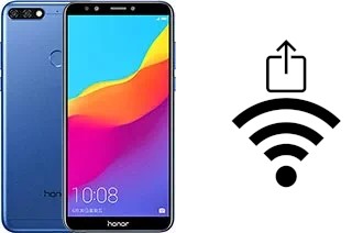 Générer un QR code avec la clé Wifi sur un Huawei Honor 7C