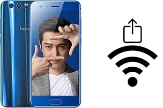 Générer un QR code avec la clé Wifi sur un Huawei Honor 9