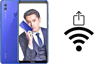 Générer un QR code avec la clé Wifi sur un Huawei Honor Note 10