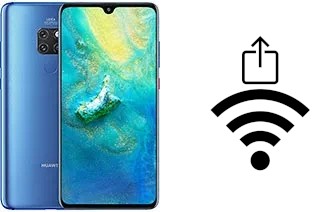 Générer un QR code avec la clé Wifi sur un Huawei Mate 20