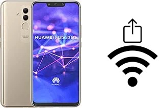 Générer un QR code avec la clé Wifi sur un Huawei Mate 20 lite