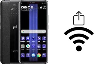 Générer un QR code avec la clé Wifi sur un Huawei Mate 20 RS Porsche Design