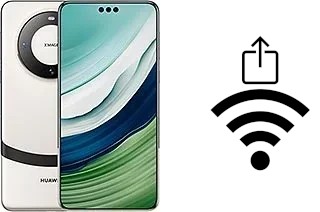 Générer un QR code avec la clé Wifi sur un Huawei Mate 60 Pro+