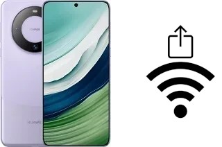 Générer un QR code avec la clé Wifi sur un Huawei Mate 60