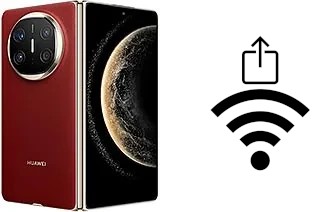 Générer un QR code avec la clé Wifi sur un Huawei Mate X6