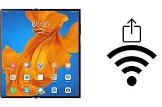 Générer un QR code avec la clé Wifi sur un Huawei Mate Xs