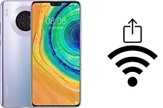 Générer un QR code avec la clé Wifi sur un Huawei Mate 30