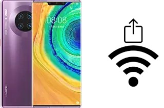 Générer un QR code avec la clé Wifi sur un Huawei Mate 30 Pro