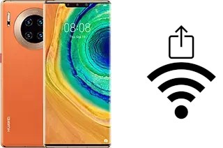 Générer un QR code avec la clé Wifi sur un Huawei Mate 30E Pro 5G