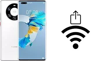 Générer un QR code avec la clé Wifi sur un Huawei Mate 40 Pro+