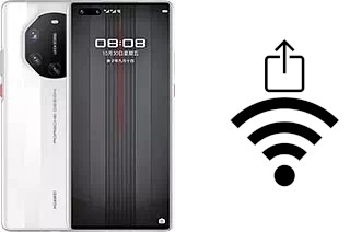 Générer un QR code avec la clé Wifi sur un Huawei Mate 40 RS Porsche Design