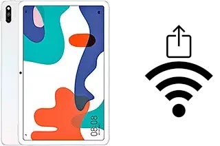 Générer un QR code avec la clé Wifi sur un Huawei MatePad