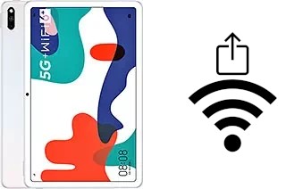 Générer un QR code avec la clé Wifi sur un Huawei MatePad 5G