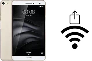 Générer un QR code avec la clé Wifi sur un Huawei MediaPad M2 7.0