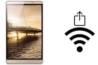 Générer un QR code avec la clé Wifi sur un Huawei MediaPad M2 8.0