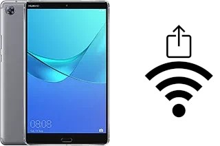 Générer un QR code avec la clé Wifi sur un Huawei MediaPad M5 8