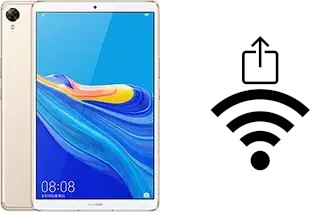 Générer un QR code avec la clé Wifi sur un Huawei MediaPad M6 8.4