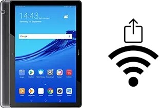 Générer un QR code avec la clé Wifi sur un Huawei MediaPad T5