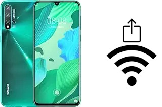 Générer un QR code avec la clé Wifi sur un Huawei nova 5