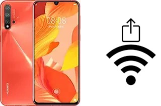 Générer un QR code avec la clé Wifi sur un Huawei nova 5 Pro