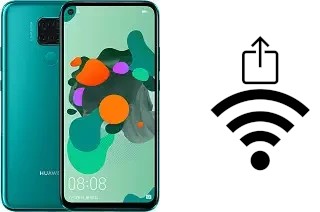 Générer un QR code avec la clé Wifi sur un Huawei nova 5i Pro