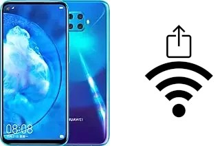 Générer un QR code avec la clé Wifi sur un Huawei nova 5z