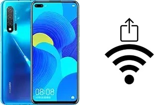 Générer un QR code avec la clé Wifi sur un Huawei nova 6 5G