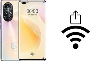 Générer un QR code avec la clé Wifi sur un Huawei nova 8 Pro 5G