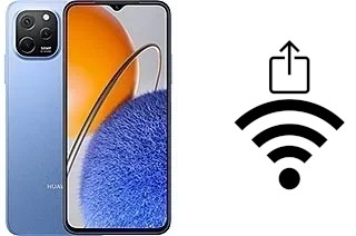 Générer un QR code avec la clé Wifi sur un Huawei nova Y61