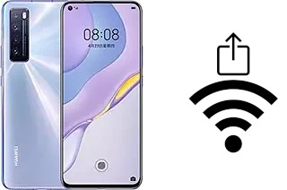 Générer un QR code avec la clé Wifi sur un Huawei nova 7 5G