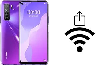 Générer un QR code avec la clé Wifi sur un Huawei nova 7 SE