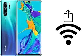 Générer un QR code avec la clé Wifi sur un Huawei P30 Pro