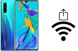 Générer un QR code avec la clé Wifi sur un Huawei P30