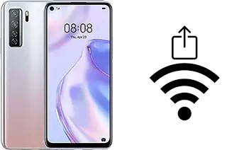 Générer un QR code avec la clé Wifi sur un Huawei P40 lite 5G