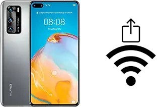 Générer un QR code avec la clé Wifi sur un Huawei P40