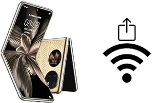 Générer un QR code avec la clé Wifi sur un Huawei P50 Pocket