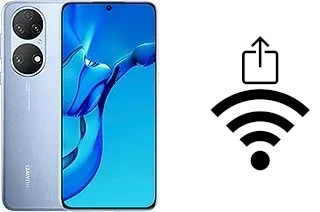 Générer un QR code avec la clé Wifi sur un Huawei P50E