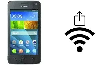 Générer un QR code avec la clé Wifi sur un Huawei Y360