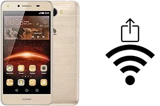 Générer un QR code avec la clé Wifi sur un Huawei Y5II