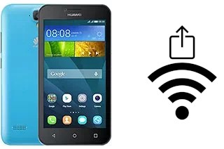 Générer un QR code avec la clé Wifi sur un Huawei Y560