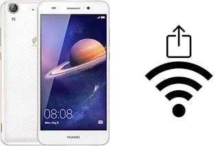 Générer un QR code avec la clé Wifi sur un Huawei Y6II Compact