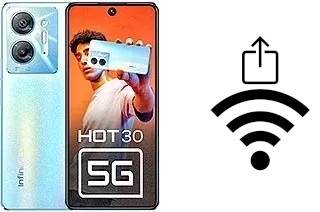 Générer un QR code avec la clé Wifi sur un Infinix Hot 30 5G