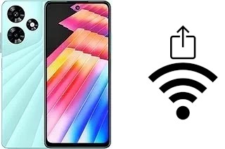 Générer un QR code avec la clé Wifi sur un Infinix Hot 30