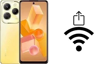 Générer un QR code avec la clé Wifi sur un Infinix Hot 40 Pro